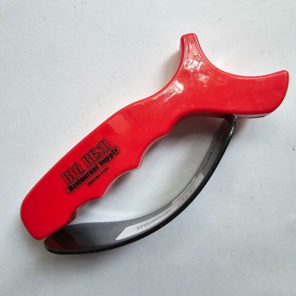 Big Bend Stainless Steel Blade Sharpener With Finger Guard - 6.5" Safety Grip Ha - Picture 9 of 9